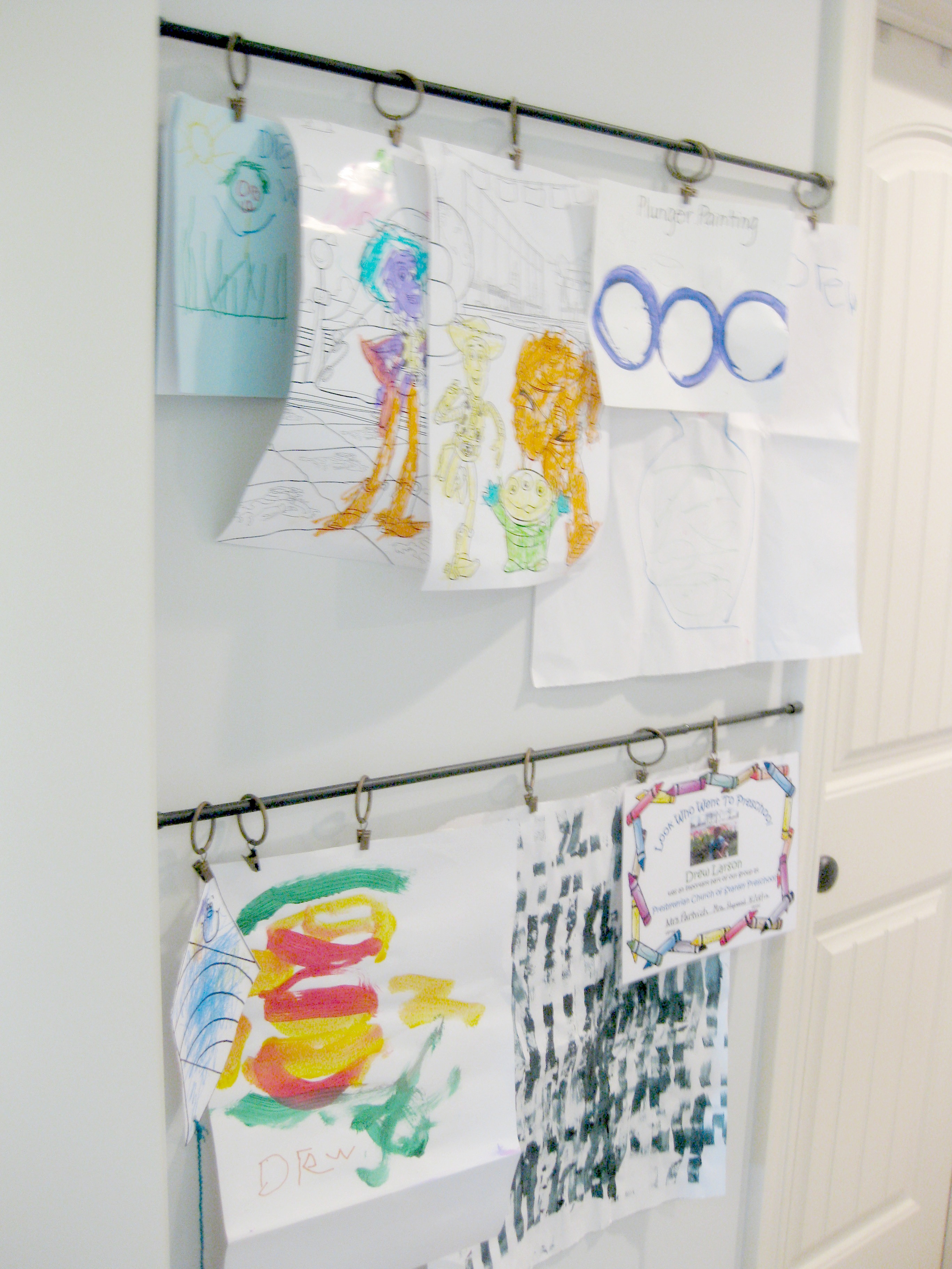 How to Create a Kid’s Artwork Display System