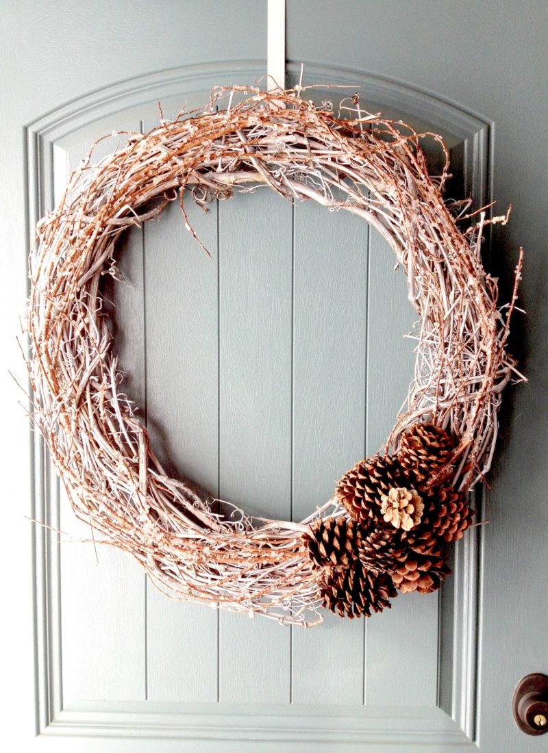 DIY Natural Winter Wreath