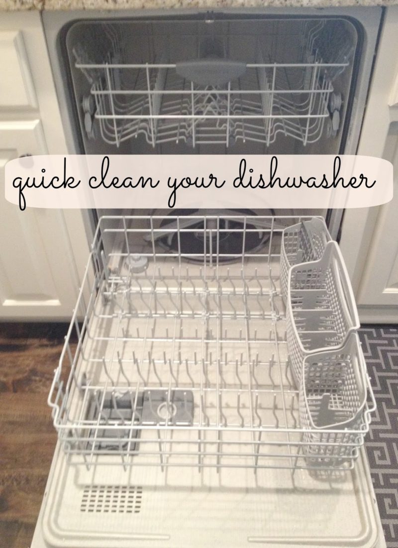 How To Quick Clean a Dishwasher