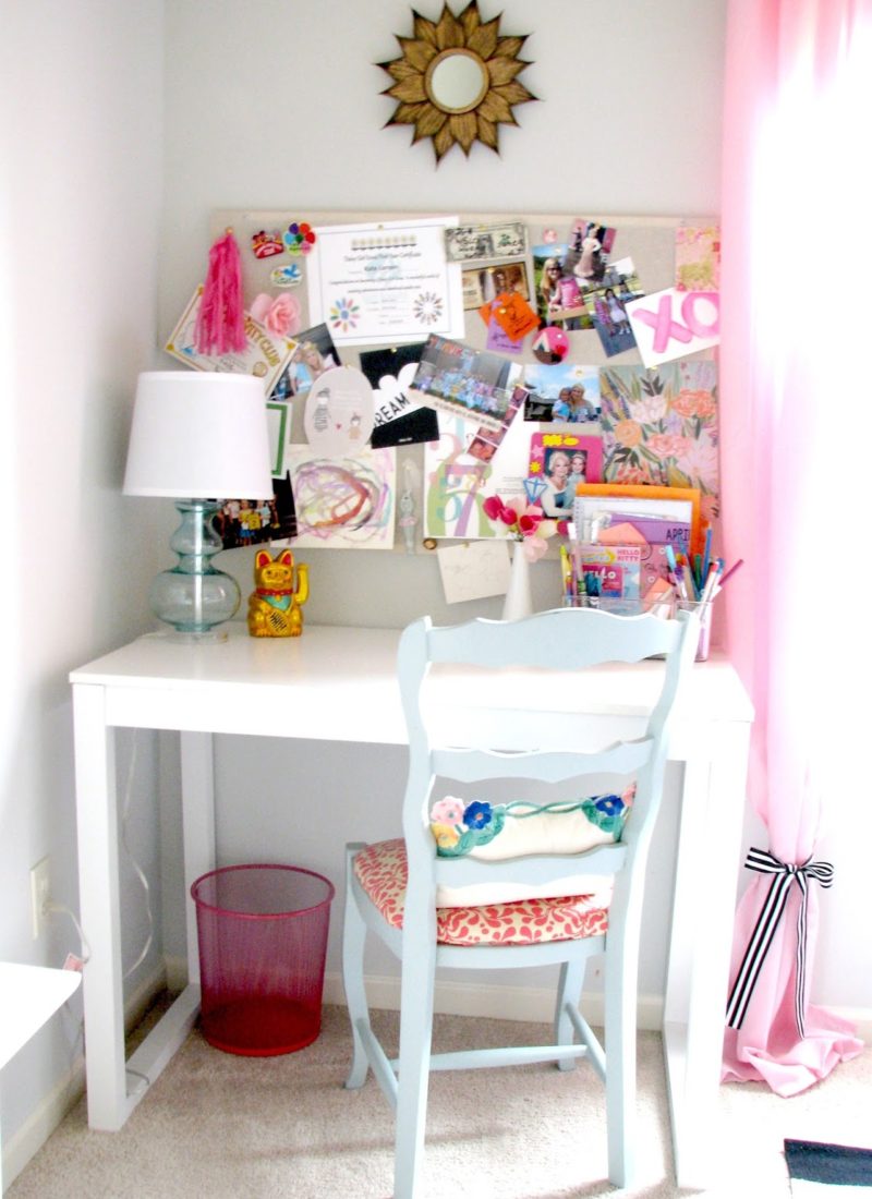 How to Style a Desk in a Girl’s Room