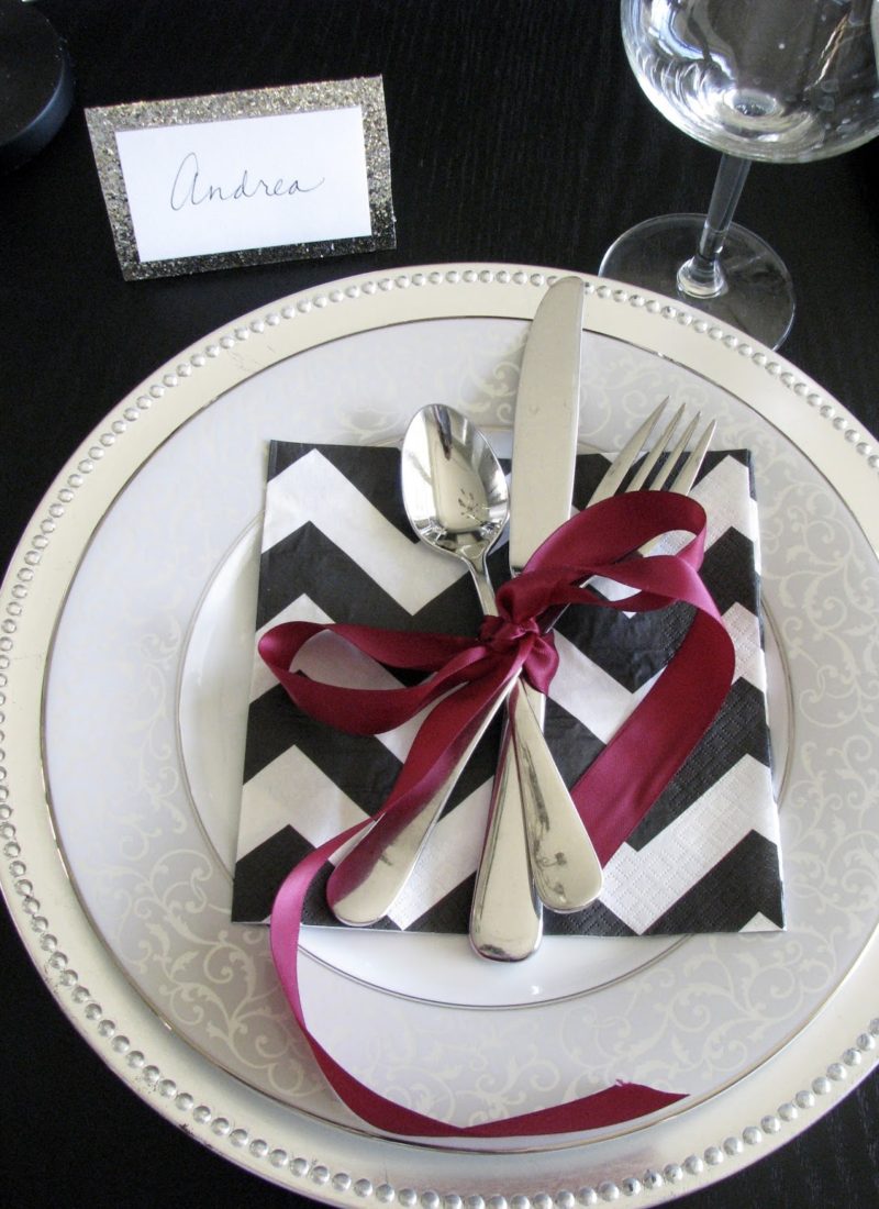 How to Create Scrapbook Paper Place Cards