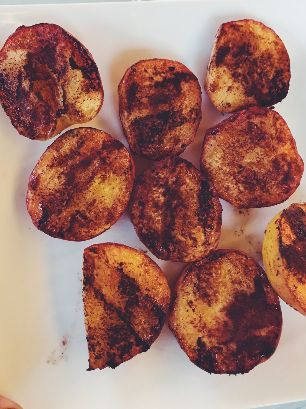 Grilled Peaches 3