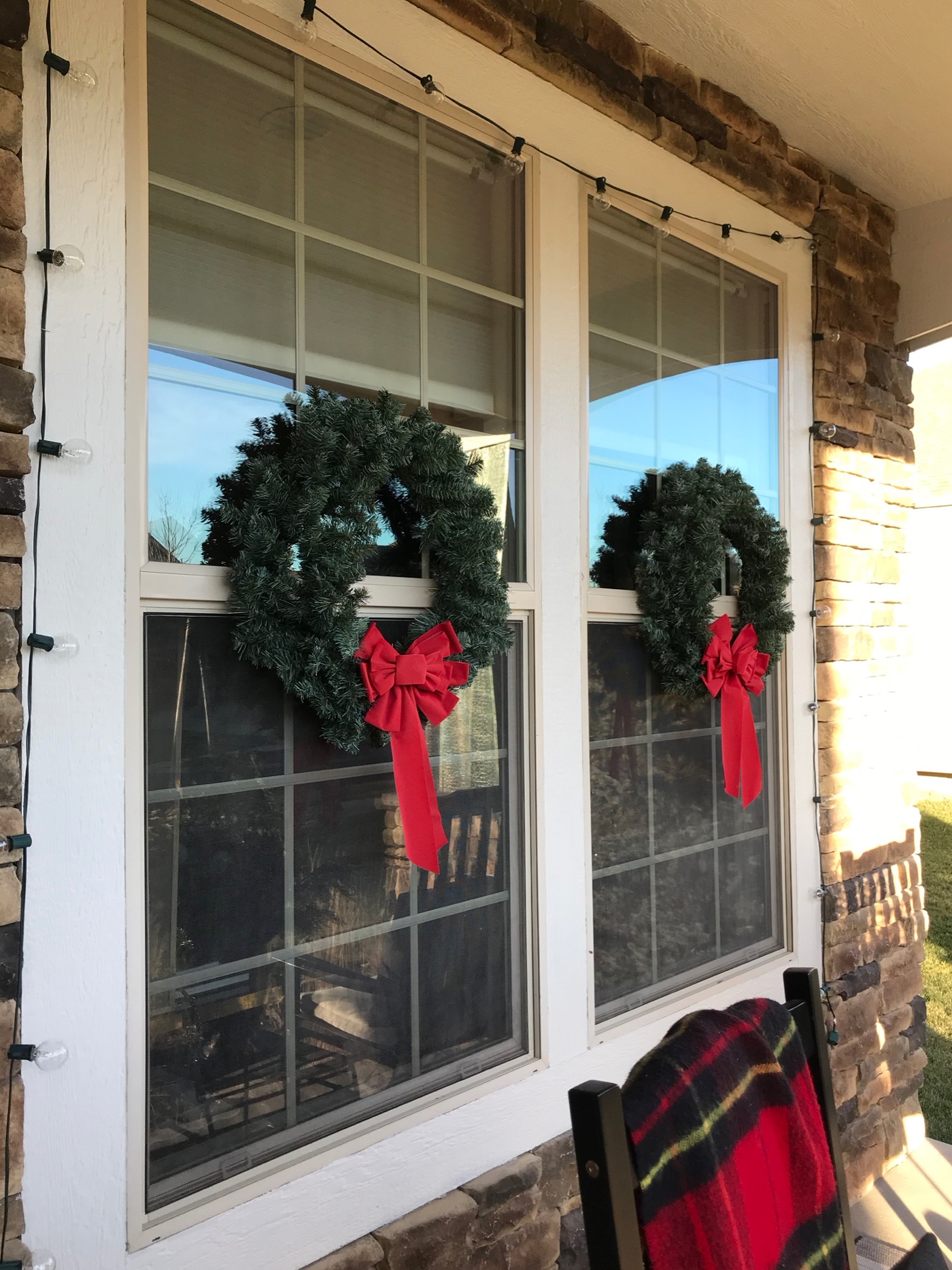 How to Hang a Wreath on Every Window Life Love Larson