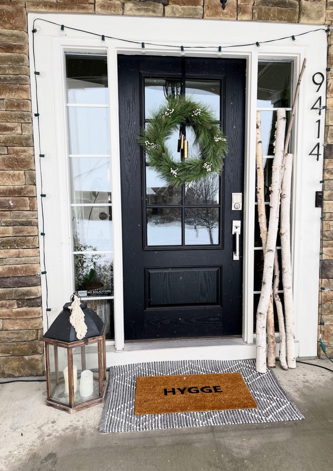 How to Add a Glass Panel Front Door - Life Love Larson