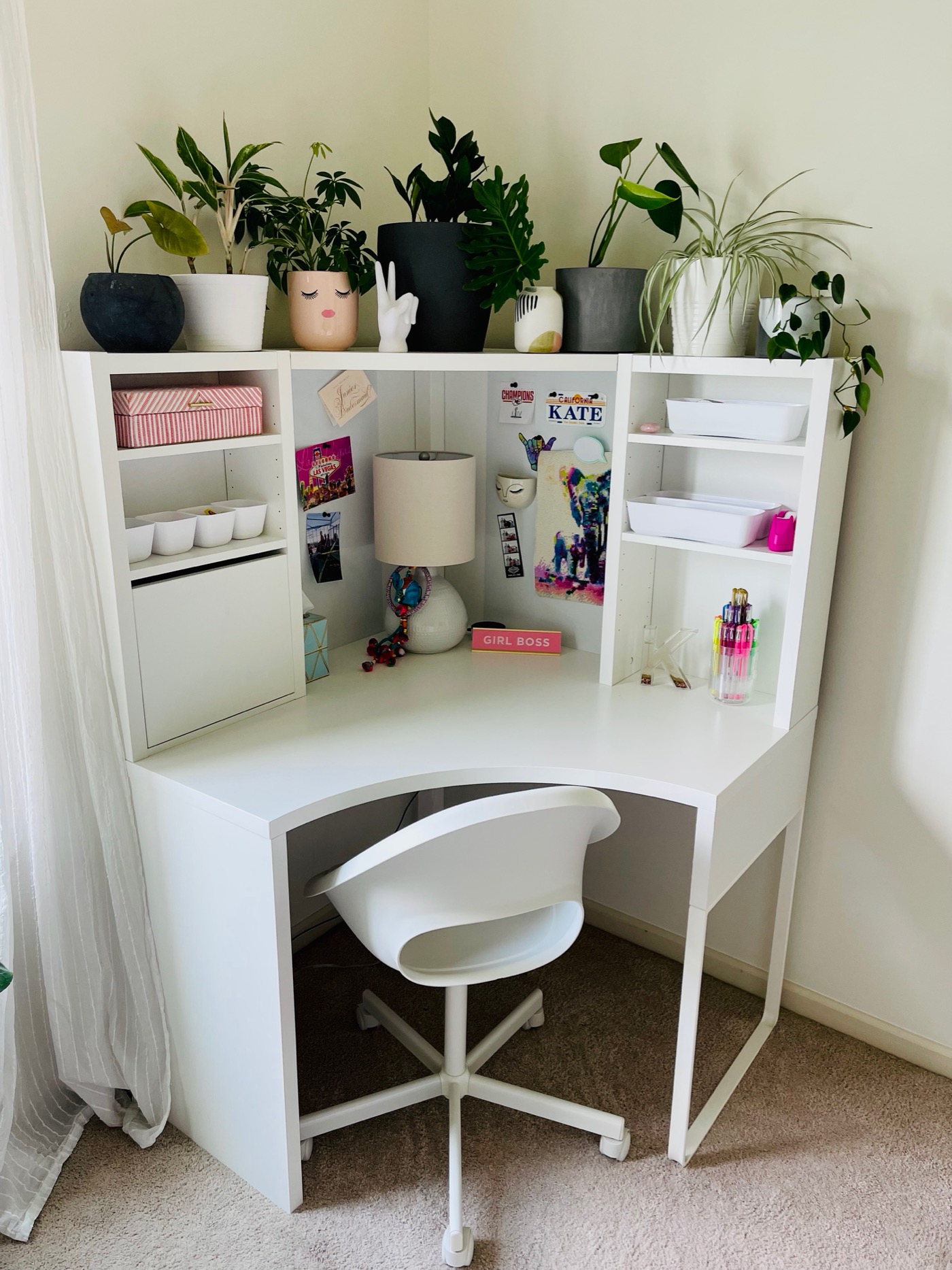 How to Style a Corner Desk in a Teen's Room - Life Love Larson