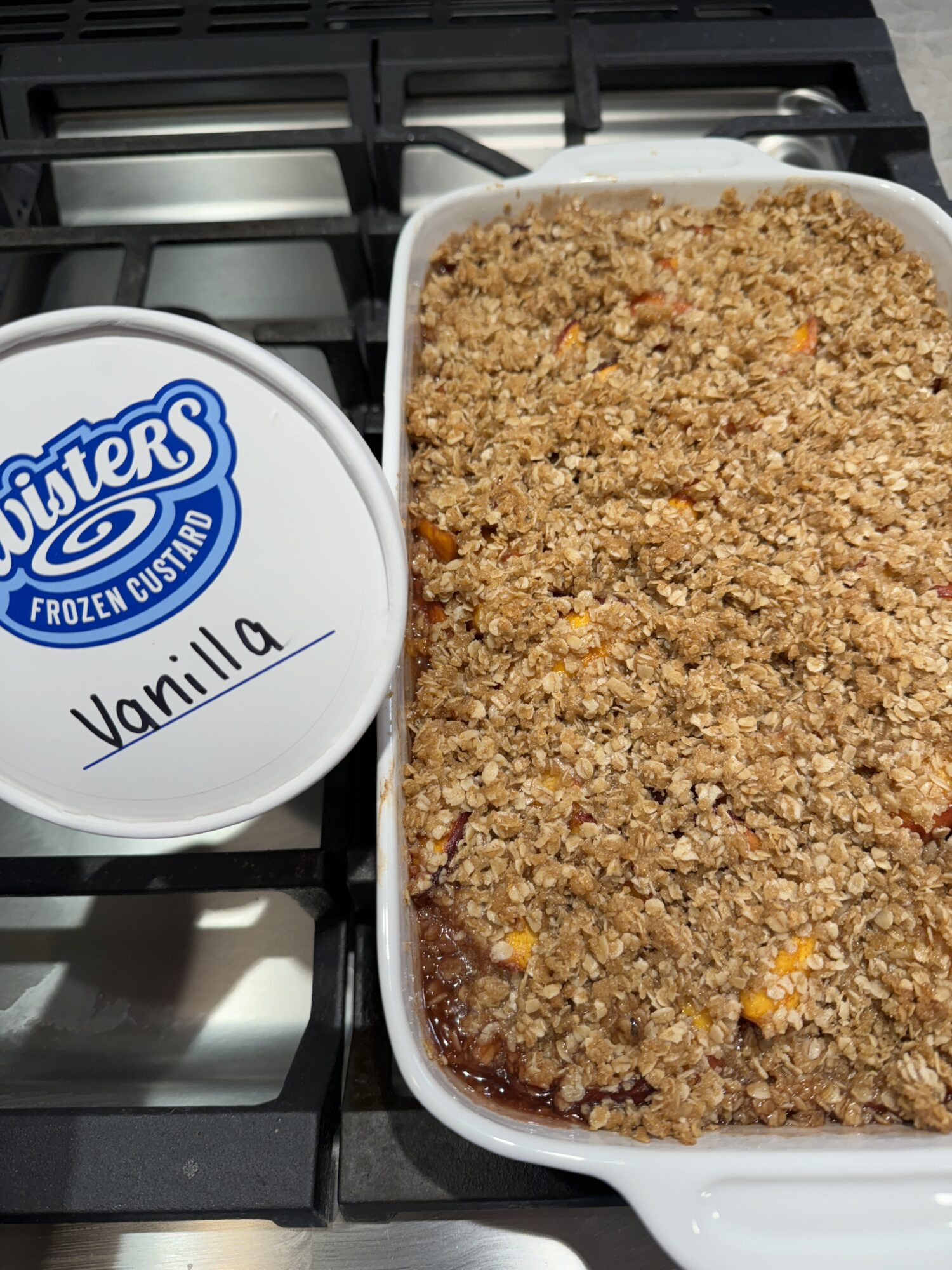 peach crisp