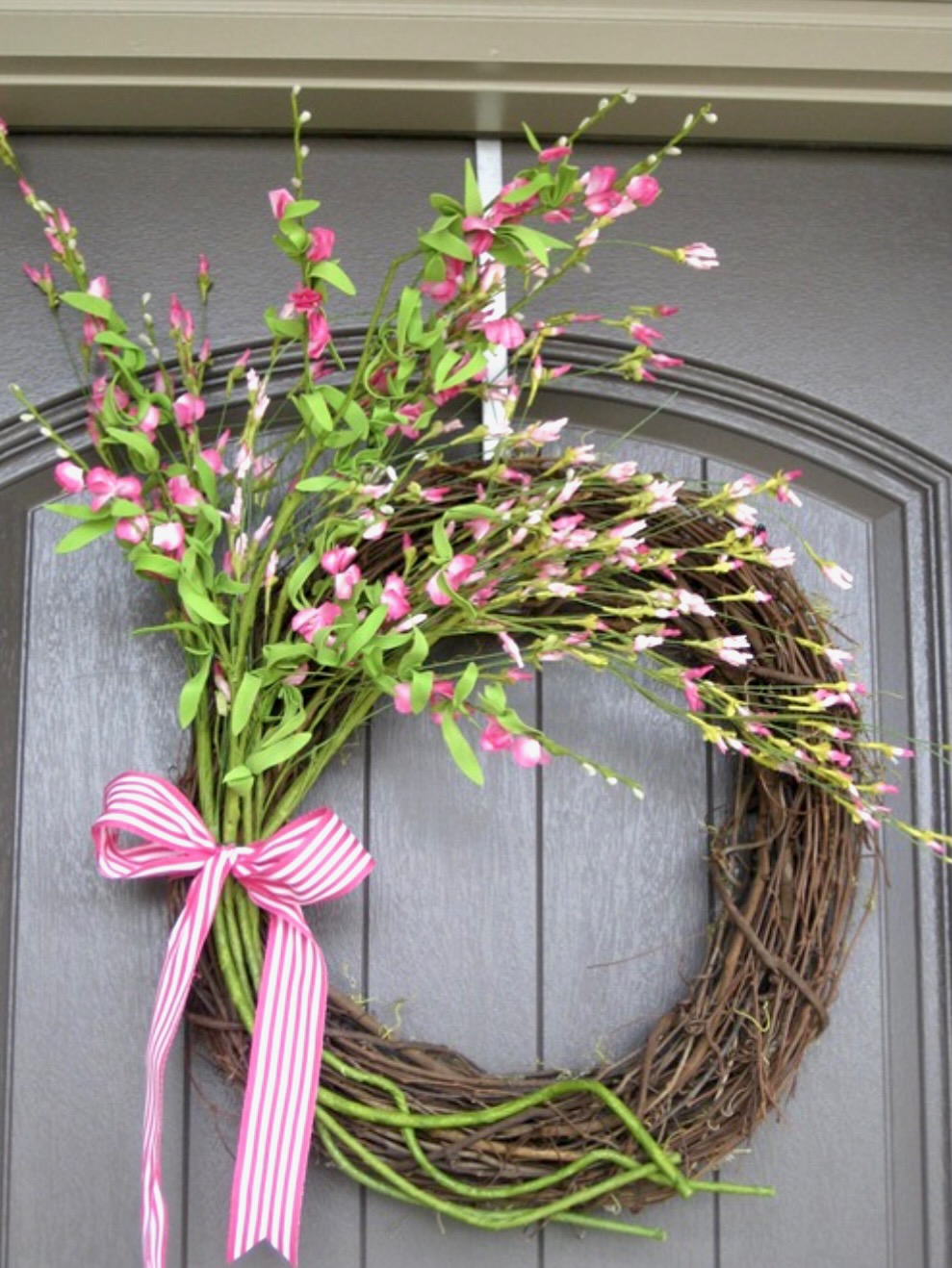 DIY Spring Flower Wreath — Entertain the Idea