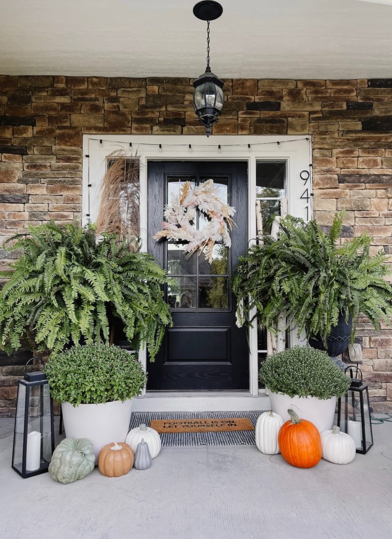 How to Create a Cozy Fall Porch