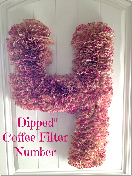 How to Make a Dipped Coffee Filter Number