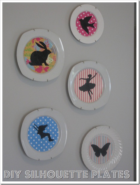 How to Make DIY Silhouette Plates