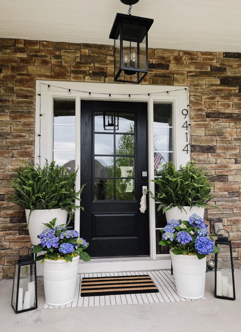 How to Style a Spring Front Porch