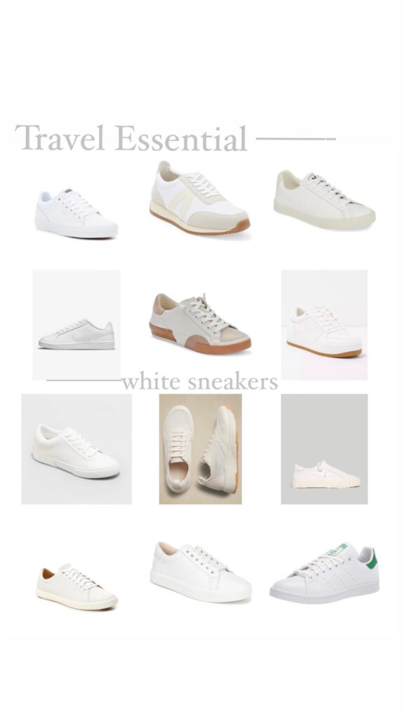 How to Wear White Sneakers While Traveling - Life Love Larson