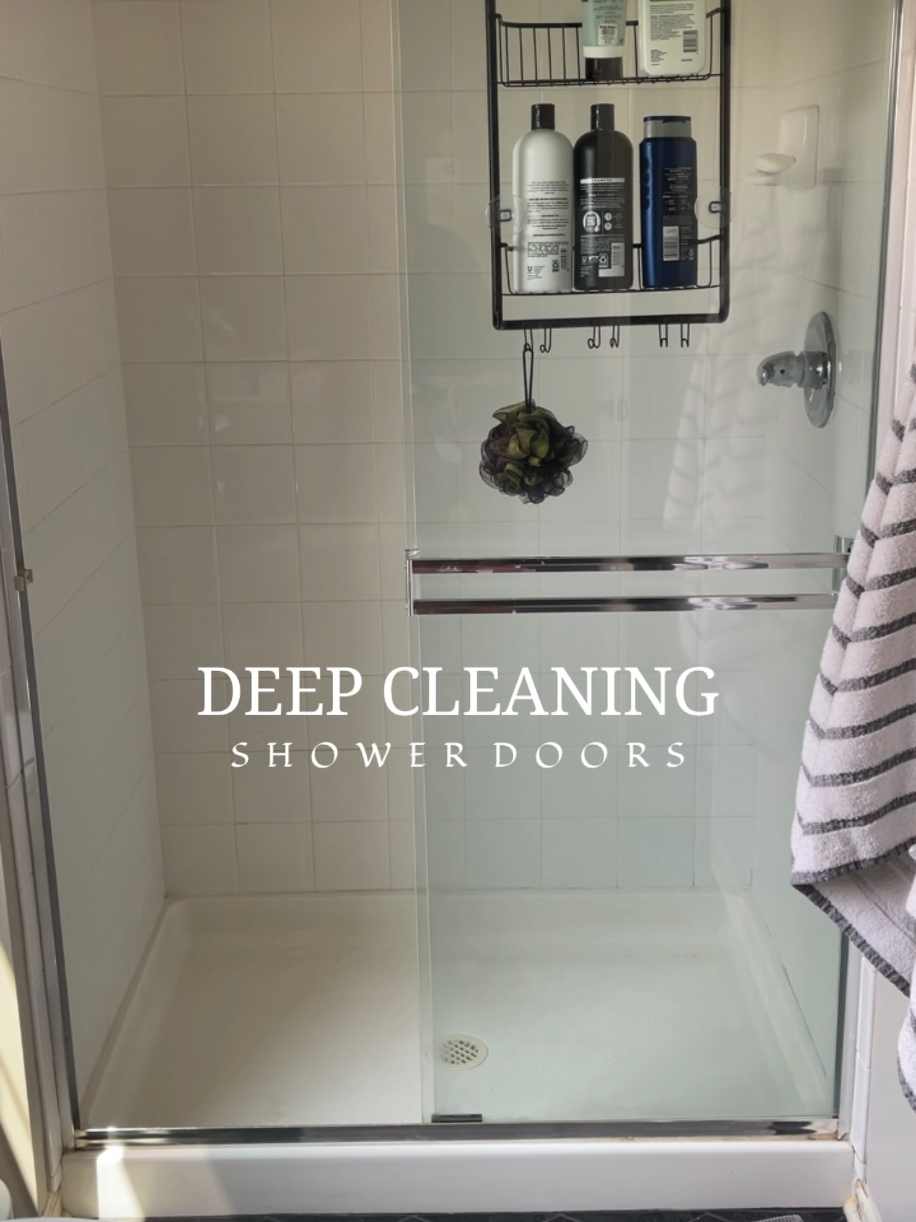 How to Deep Clean Glass Shower Doors Life Love Larson