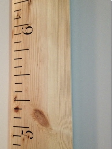 How to Make a DIY Ruler Growth Chart
