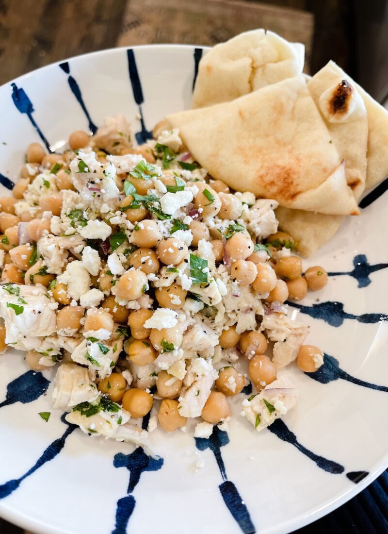 How to Make a Chickpea and Chicken Salad