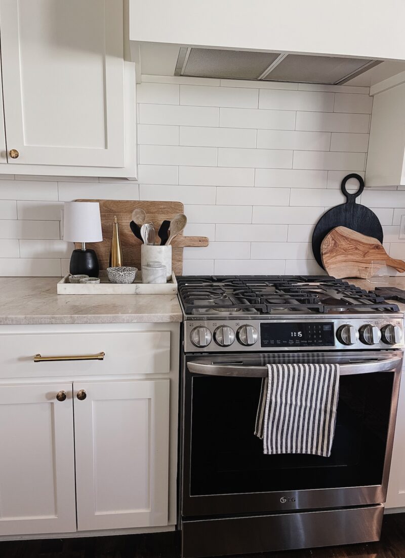 How to Style Countertops Next to the Stove