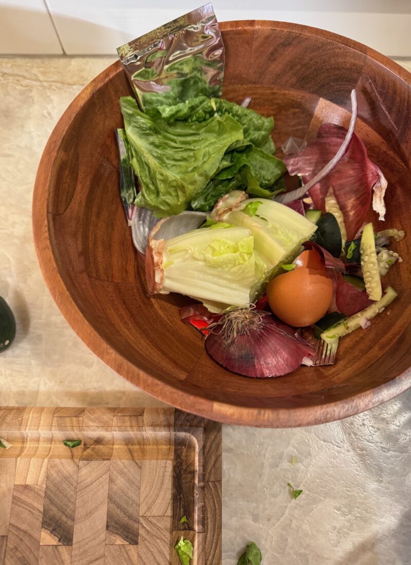 Why I Started Using a Garbage Bowl When Cooking