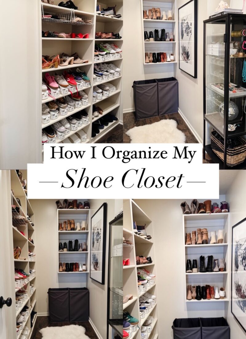 How I Organize My Shoe Closet