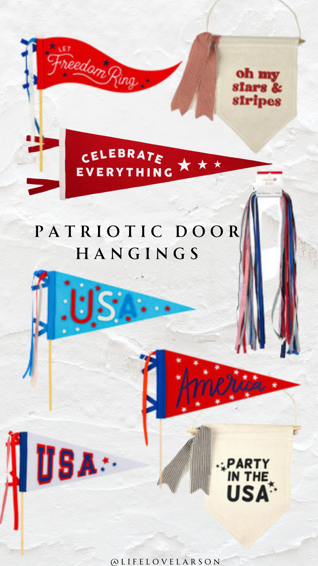 patriotic door hangings
