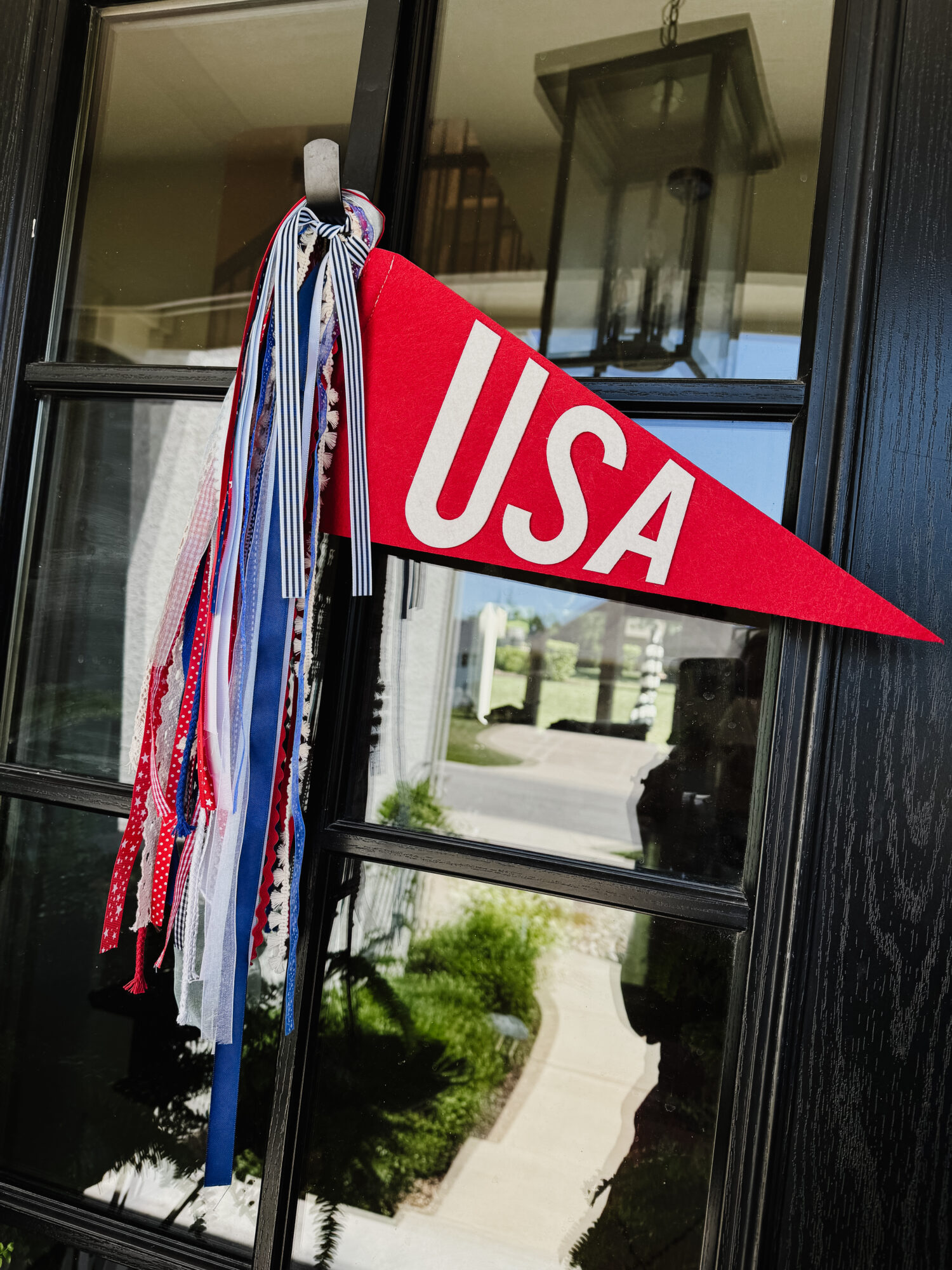 USA pennant for front door